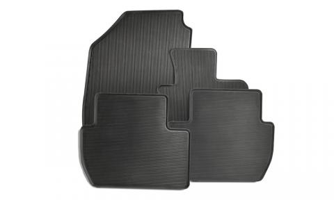 Product image of the grey accent Custom Rubber Mat Set of the Mitsubishi SUV PHEV.