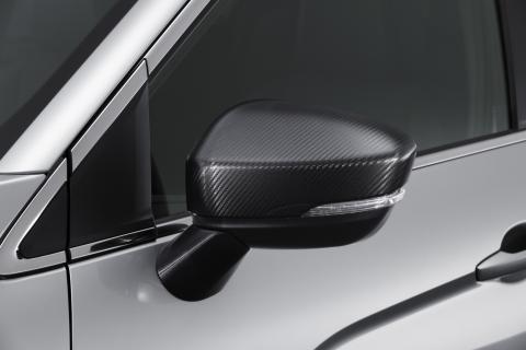Carbon fibre look wing mirror covers for Eclipse Cross