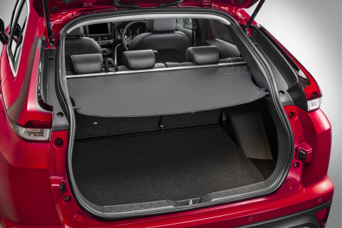 The open boot of a Mitsubishi Eclipse Cross