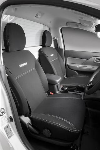 The neoprene seat covers available for some of the Triton models